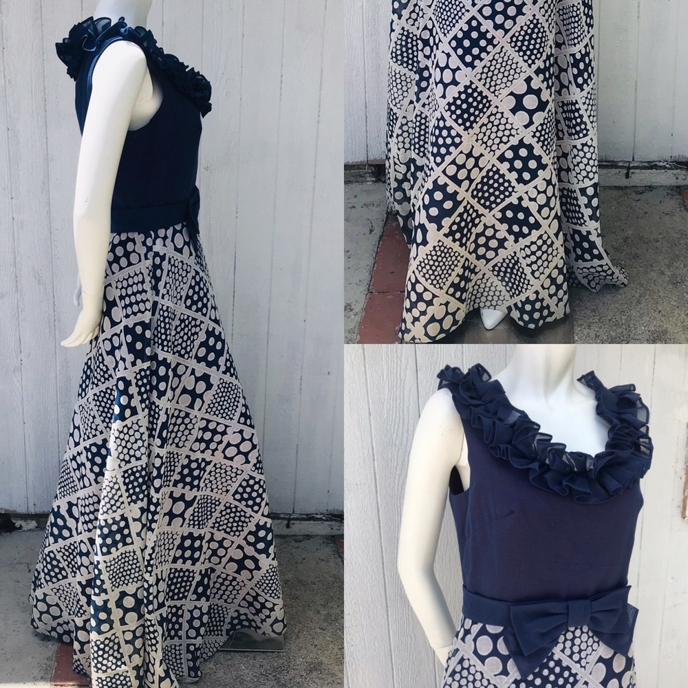 Vintage Miss. Elliette California Maxi Dress